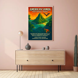 American Samoa National Park Adventure Poster Print