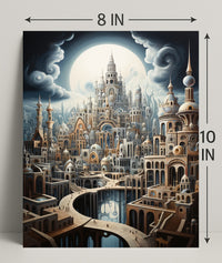 Enchanted Cityscape Poster
