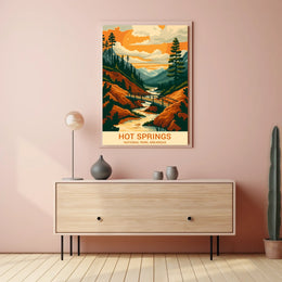 Discover Hot Springs National Park Poster