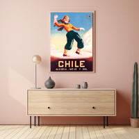 Chile Alegría, Nieve Y Sol Poster