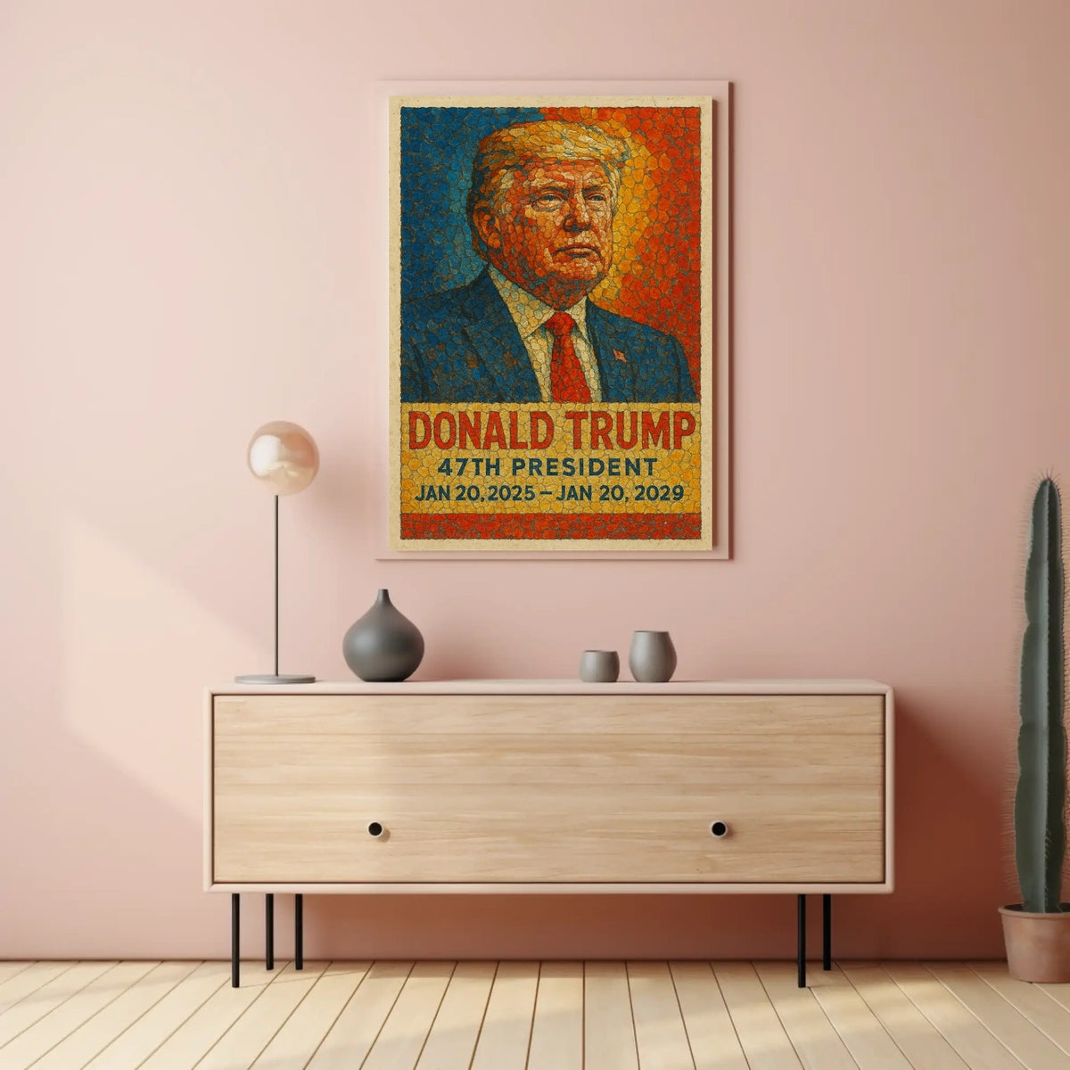 Donald Trump 47th President Poster