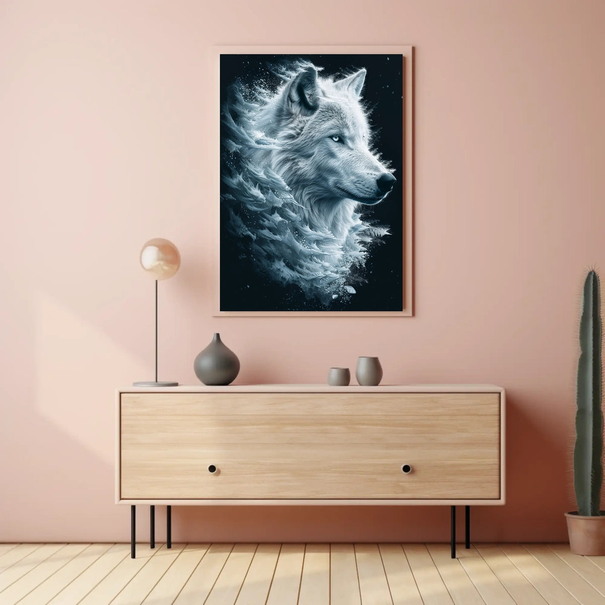 Majestic Wolf In Motion Poster