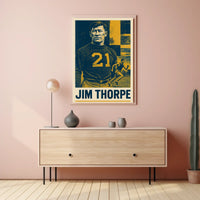 Jim Thorpe Legendary Athlete Poster