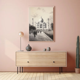 Timeless Beauty Of The Taj Mahal Poster