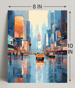 Cityscape Reflections Poster PosterGoat