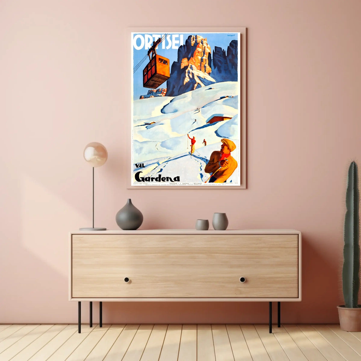 Val Gardena Winter Adventure Poster