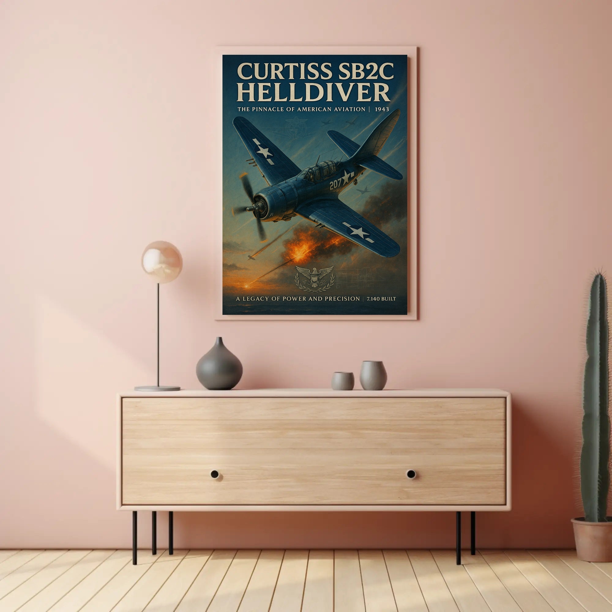 Curtiss SB2C Helldiver: WWII Poster Classic