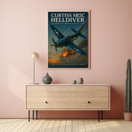 Curtiss SB2C Helldiver: WWII Poster Classic