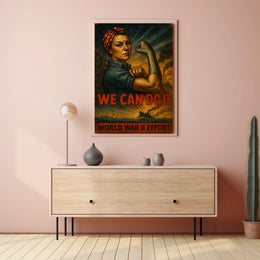 We Can Do It World War II Effort Poster