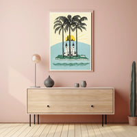 Tropical Sunrise Over Malang Poster PosterGoat