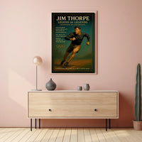 Jim Thorpe Iconic Sports Legend Jim Thorpe Poster