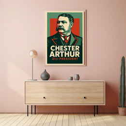 Chester Arthur 21st President Realism Collectors Poster