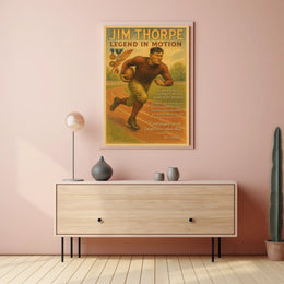 Legend in Motion The Unmatched Journey of a Sports Icon Jim Thorpe Poster