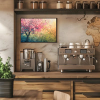 Cherry Blossom Springtime Impressionistic Art Poster