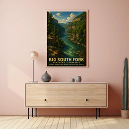 Big South Fork Scenic Gorge And River Poster