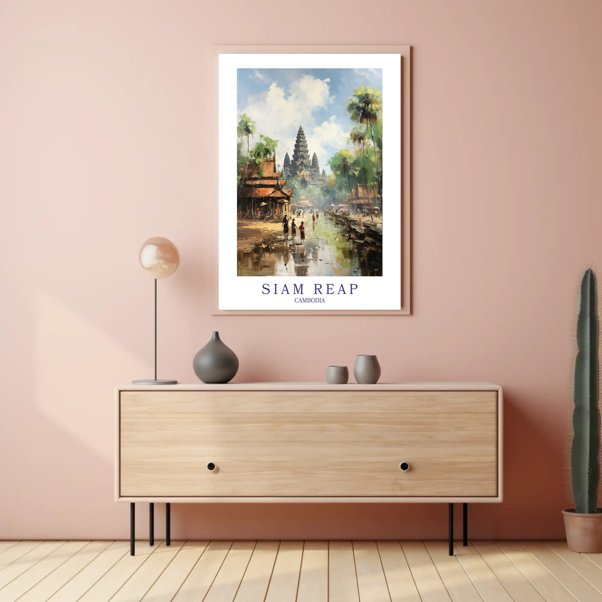 Siem Reap, Cambodia Poster PosterGoat