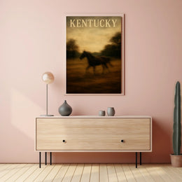 Kentucky Horse Country Poster