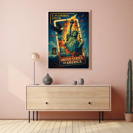 United States Of America Symbols Of Poster
