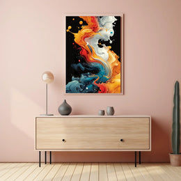 Abstract Color Symphony Abstract Poster