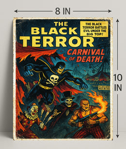 The Black Terror - Carnival of Death Poster PosterGoat