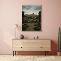 Detroit Michigan Industrial Legacy Poster Art PosterGoat