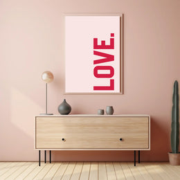 Bold Minimalist Typography Art Print - Abstract or Artistic Poster PosterGoat