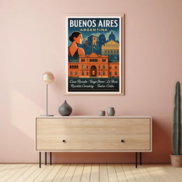 Buenos Aires Argentina Travel Poster