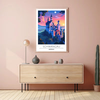 Neuschwanstein Castle Travel Poster