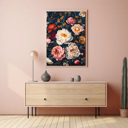 Floral Symphony: Botanical Elegance in Art Poster