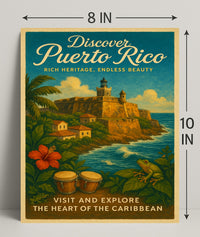 Discover Puerto Rico Wall Art Print PosterGoat