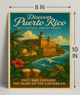 Discover Puerto Rico Wall Art Print PosterGoat