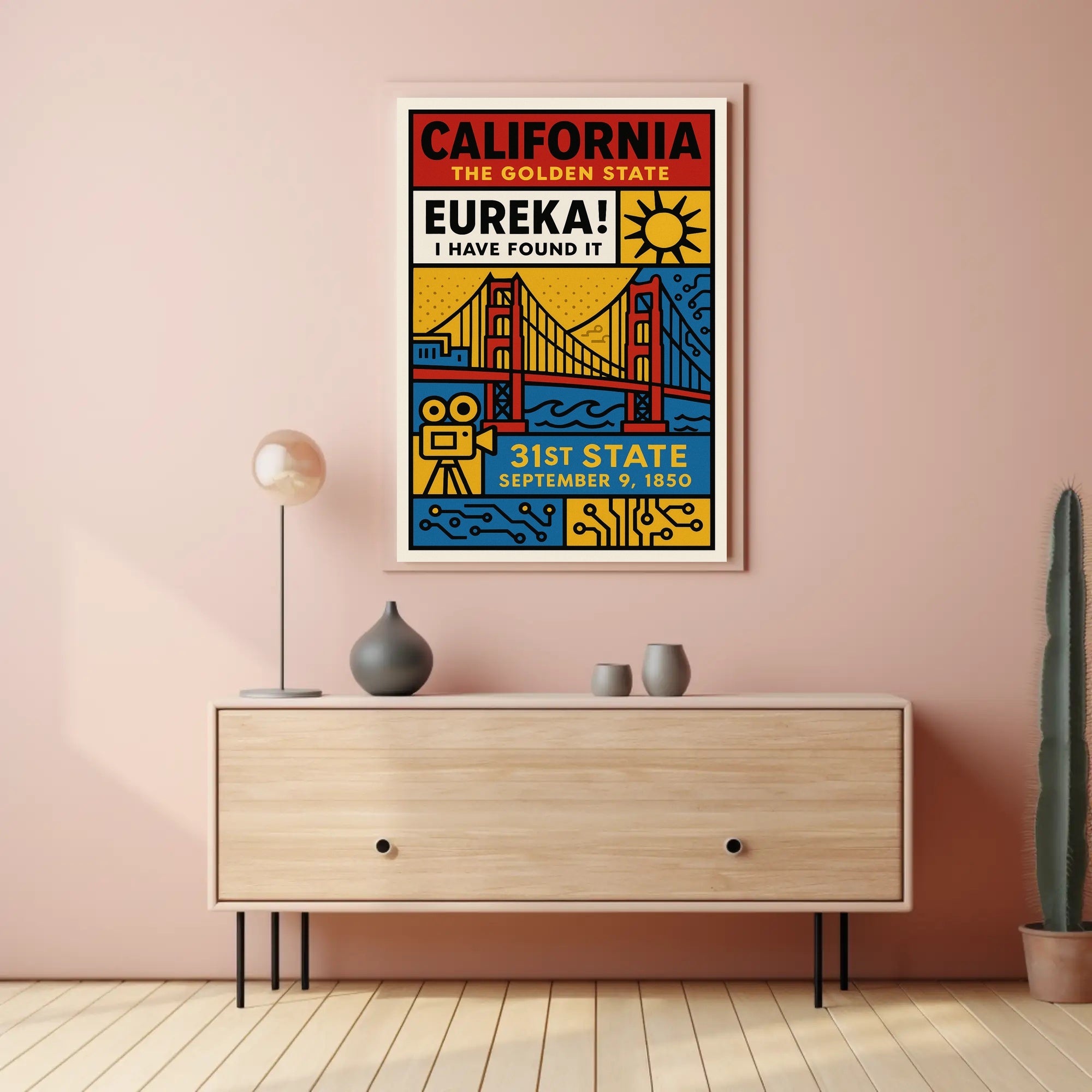 California's Iconic Heritage Poster