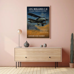 LFG Roland C.II A Flight Through History Poster PosterGoat