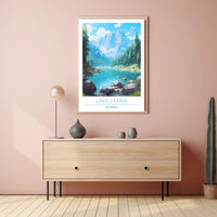Serene Beauty of Lake Jasna Poster