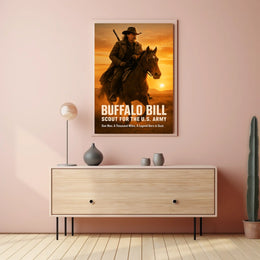 Buffalo Bill Scout for the U.S. Army Poster