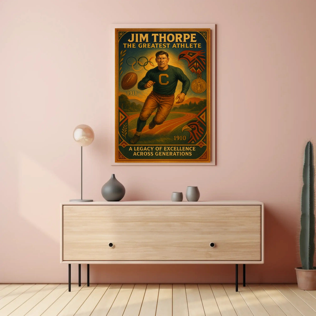 Celebrating Athletic Prowess Poster