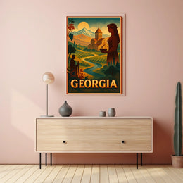Discover Georgia Poster