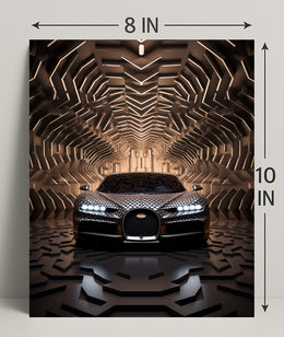 Futuristic Elegance Poster