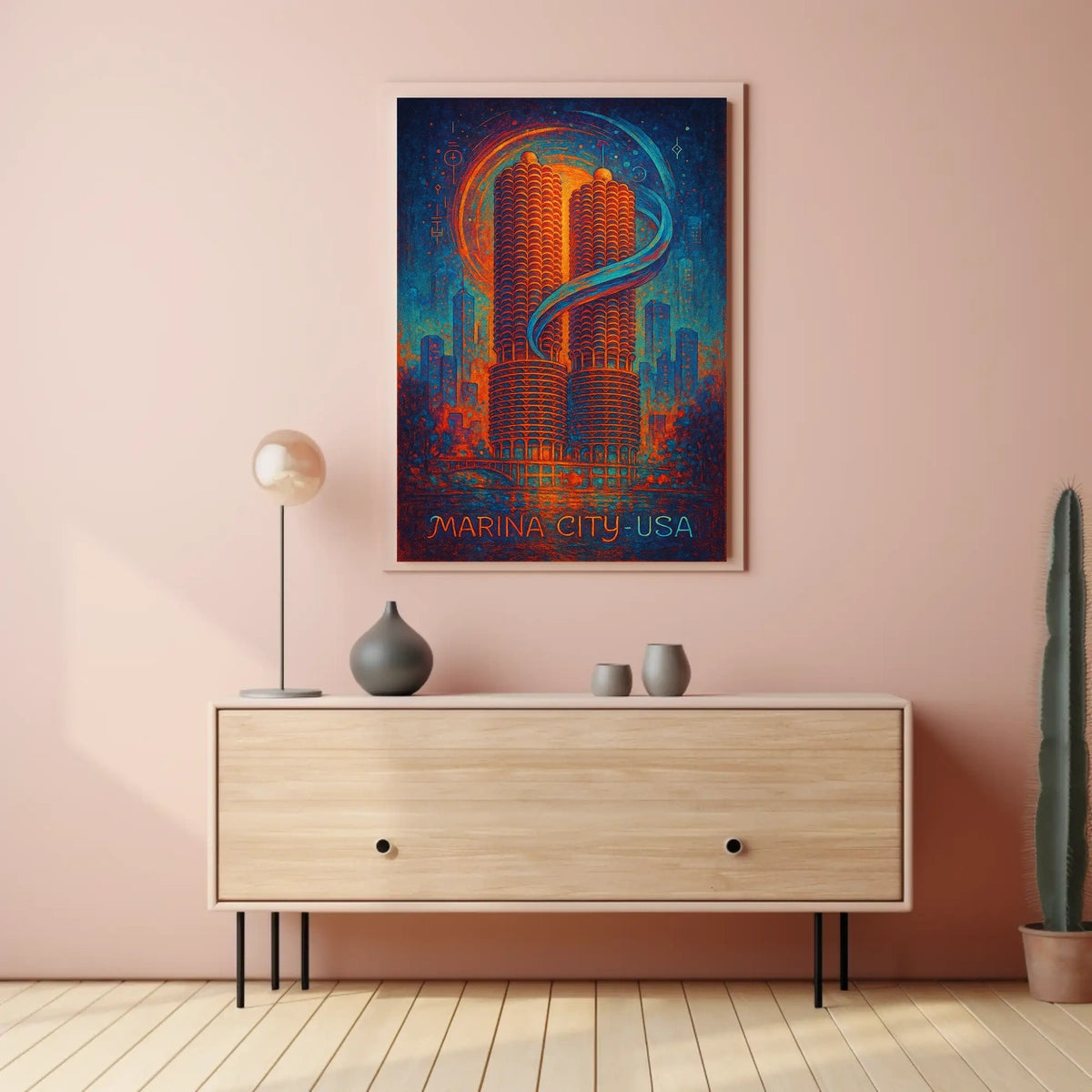 Marina City USA Poster