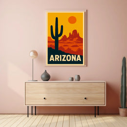 Arizona Desert Landscape Poster