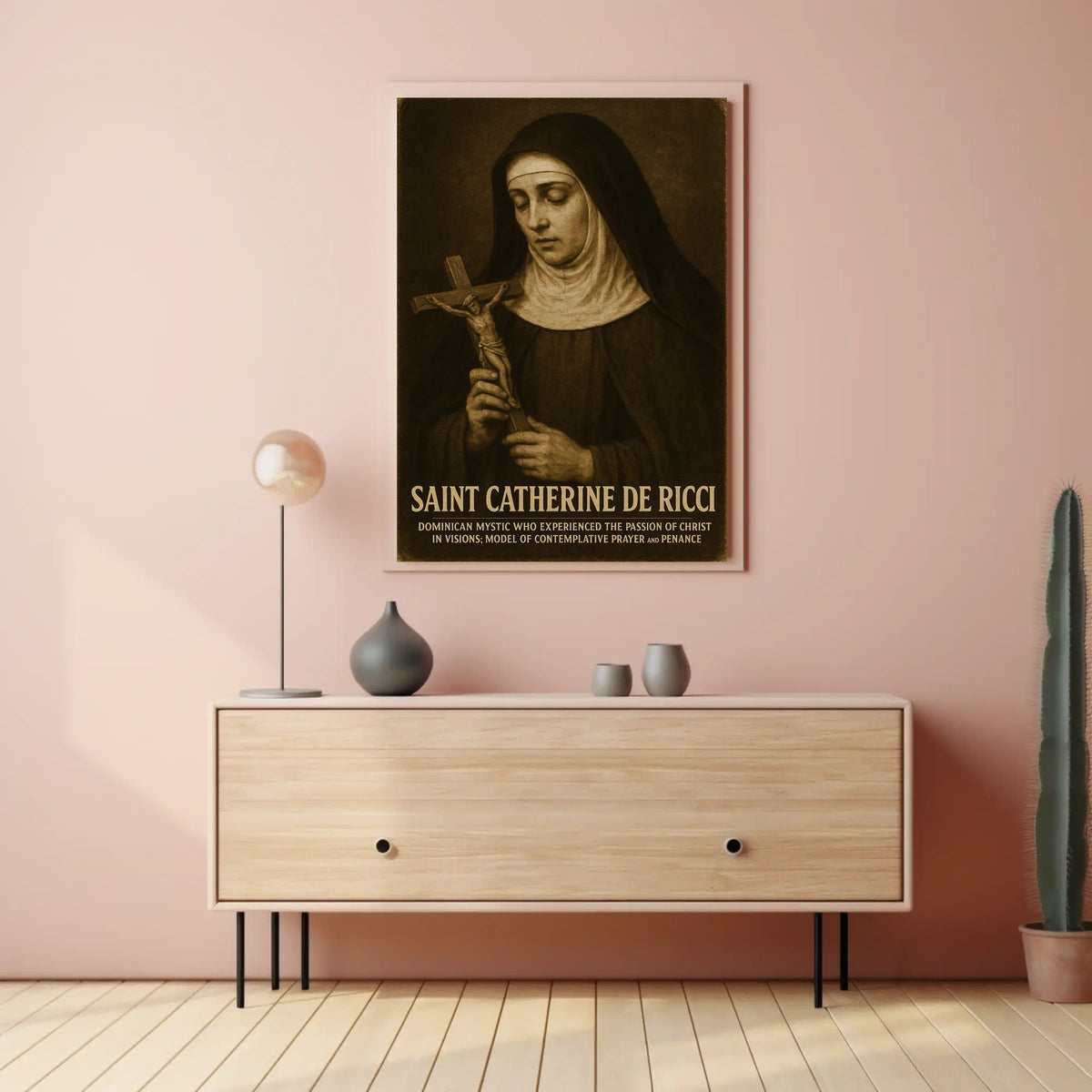 Saint Catherine De Ricci Poster