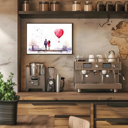Love in Watercolor Poster