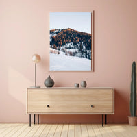 Winter Mountain Serenity Poster