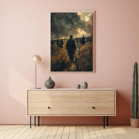 March Through the Storm Art Print Poster for Home Decor PosterGoat