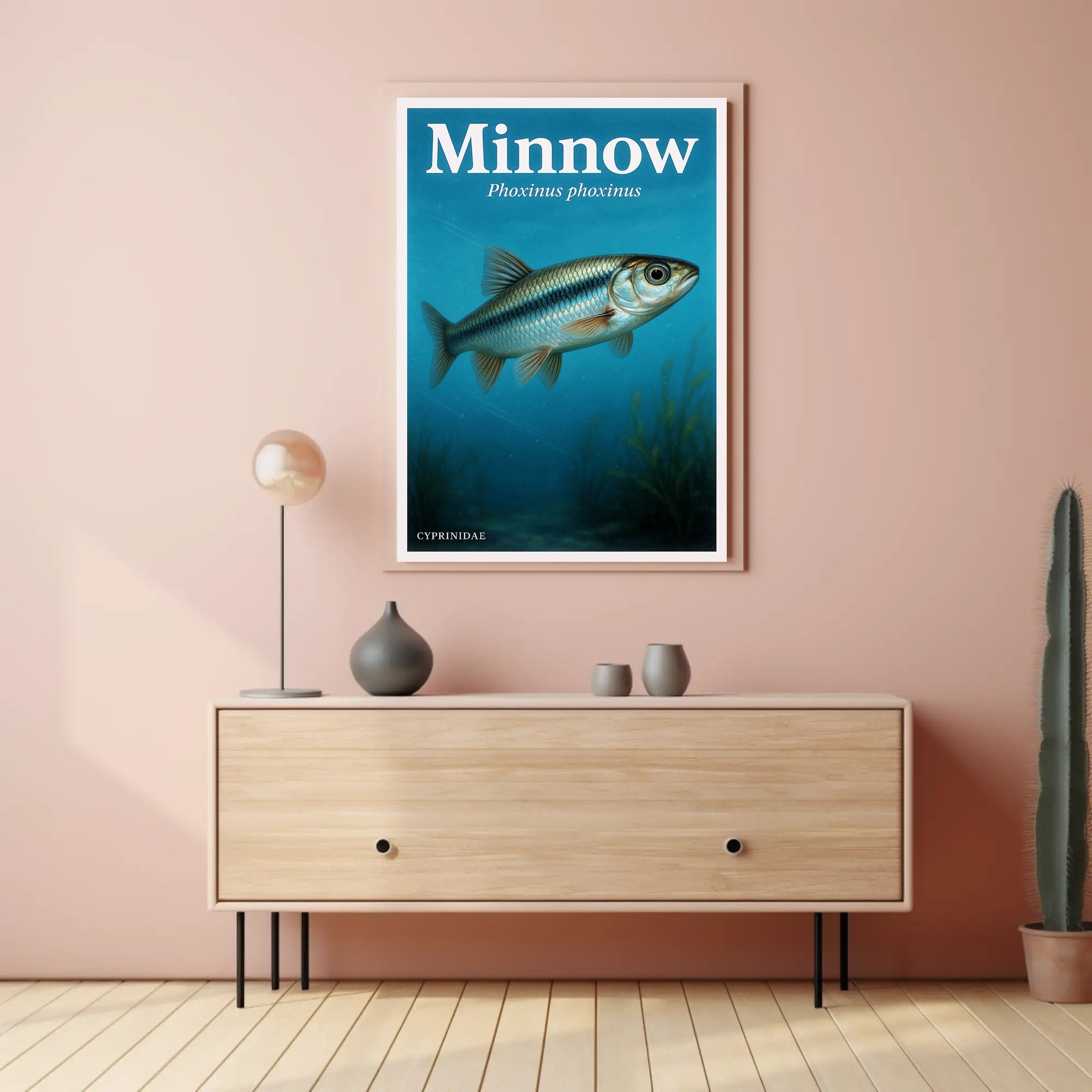 Minnow - Phoxinus phoxinus Poster PosterGoat