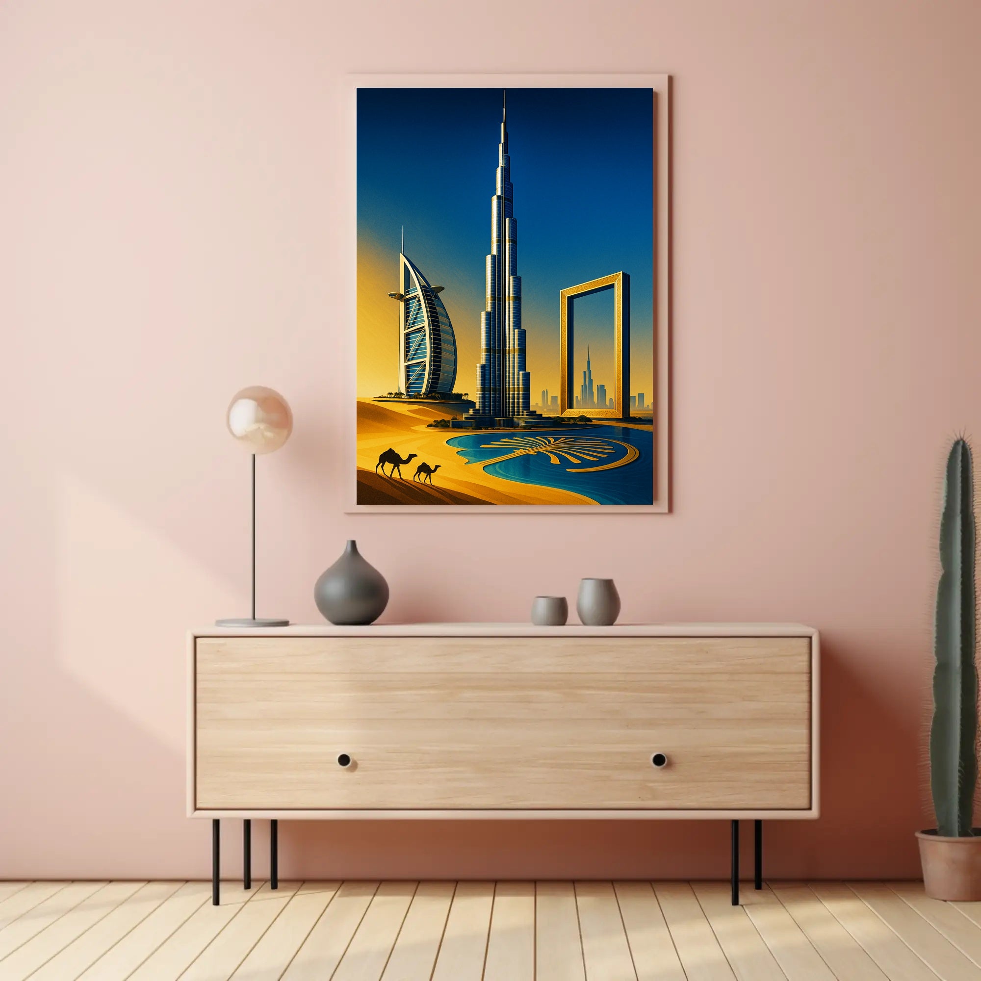 Dubai's Iconic Skyline Poster