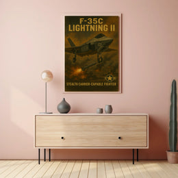 F-35C Lightning II Poster