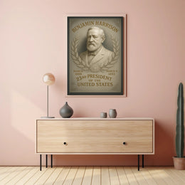 Benjamin Harrison 23rd President Poster PosterGoat