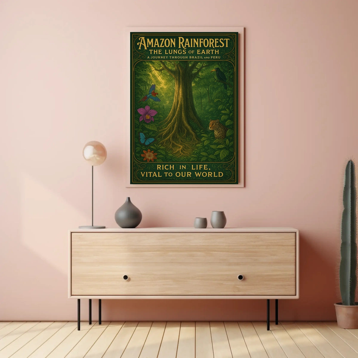 Amazon Rainforest The Lungs of Earth Poster