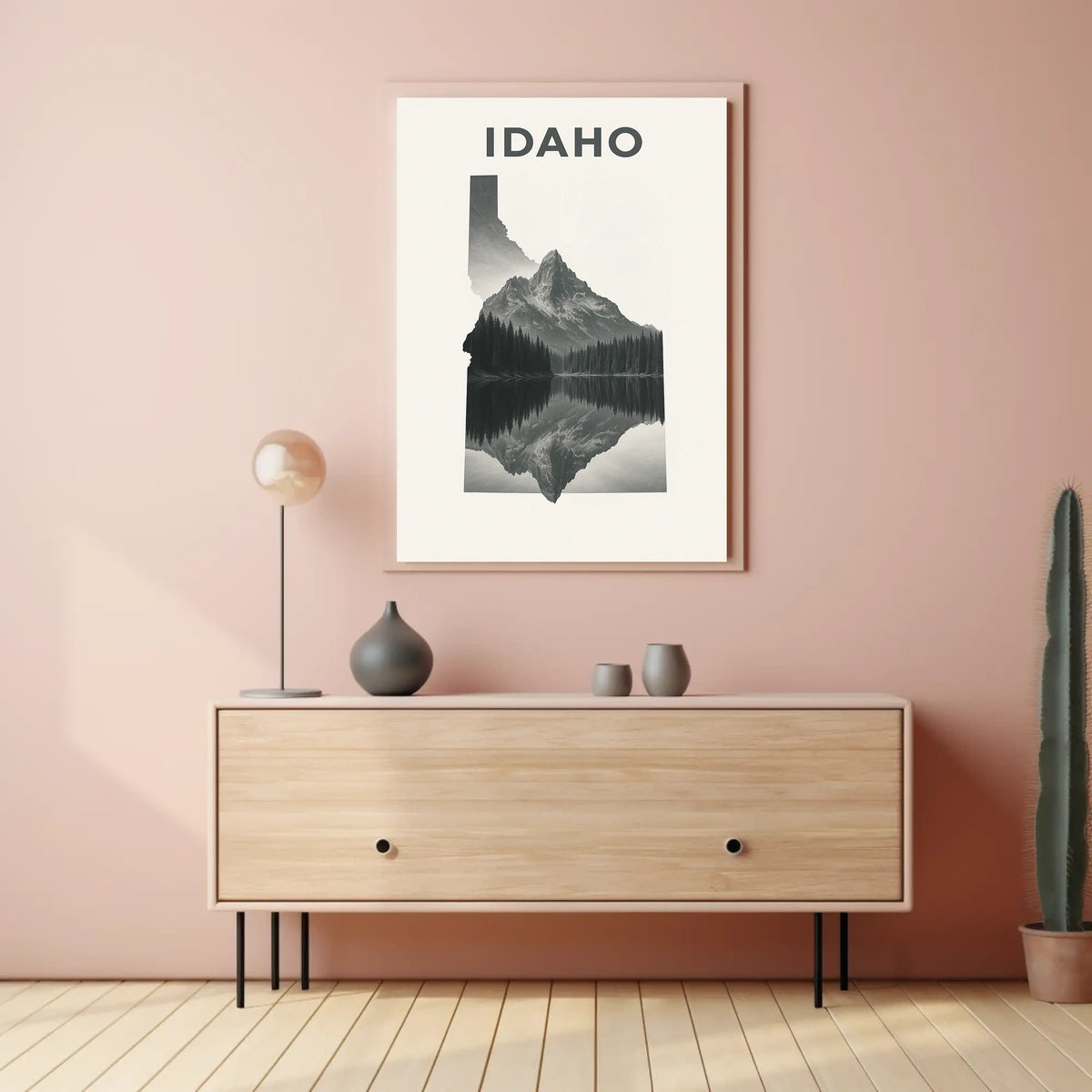 Idaho Landscape Art Poster